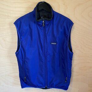 Patagonia Full Zip Vest Men’s Dark Blue Light Weight Vest Medium